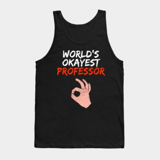 Funny Professor Job Profession Gift Tank Top